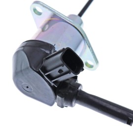 Unbranded Stop Solenoid for Kubota L3700SU KX121-3 KX161-3 KX91-3 U35 U45 Excavator