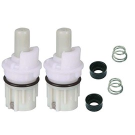 RP1740 faucet stem repair kit replacement compatible with two handle faucet plus RP4993 seat & spring – 2 Pack