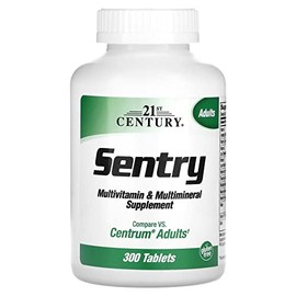 21st Century, Sentry, Multivitamin& Multimineral Supplement, Adults, 300 Tablets
