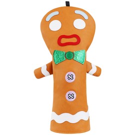 LZFAN Funny Golf Club Head Cover Driver Headcover Fairway Wood Headcover Hybrid Club Head Cover Brown Monster Cookie