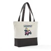 CafePress Mr. Monopoly Race Car Canvas Tote Top Zipper Closure