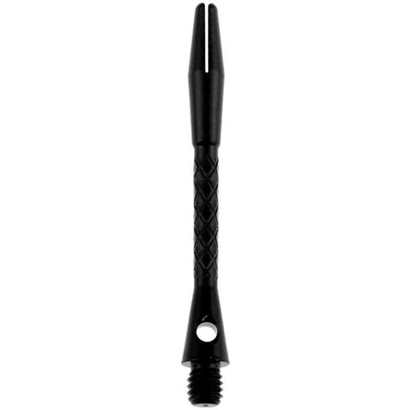 POFET 12Pack Dart Shafts in Black Metal Accessories Harrow Stems