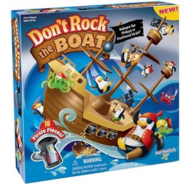 Juego de Mesa Don't Rock The Boat - Juegos para niños, Juegos Familiares para niños y Adultos, Juegos de Mesa para Noche Familiar, Juegos de Mesa multijugador, construye coordinación de Manos y Ojos,