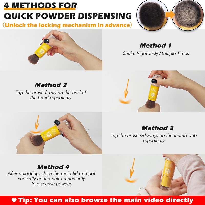Mineral Powder Sunscreen for Face & Scalp & Hair -