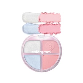 COLORGRAM TINTIN DORY EYESHADOW PALETTE 05 FAIRY DORY | 4 Color Compact Palette with Silky Smooth Texture | Travel-Friendly Collectible with Vibrant Shades | Ideal for Daily Glam or Bold Looks