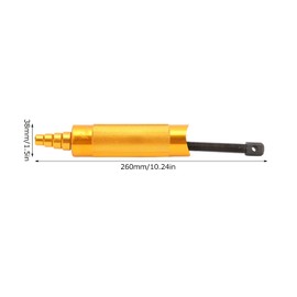 Piston Pin Puller - Qiilu Piston Pin Puller, 12-24mm Remover Tool Extractor Aluminum Alloy Orange Black for Universal Bike