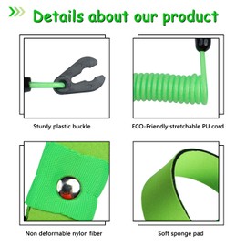 Boat Kill Switch Lanyard EW2-68348-00-00 Replacement Marine Safety Stop Wrist Strap Emergency Insurance Tether Suitable for All Yamaha Jet Ski (Green)