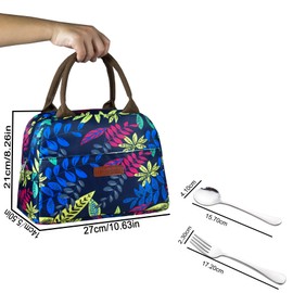 LUNALING Lunch Pack.Insulated Cooler Bags for Camping/Work/School.A Small Lunch Bag for Women/Students.