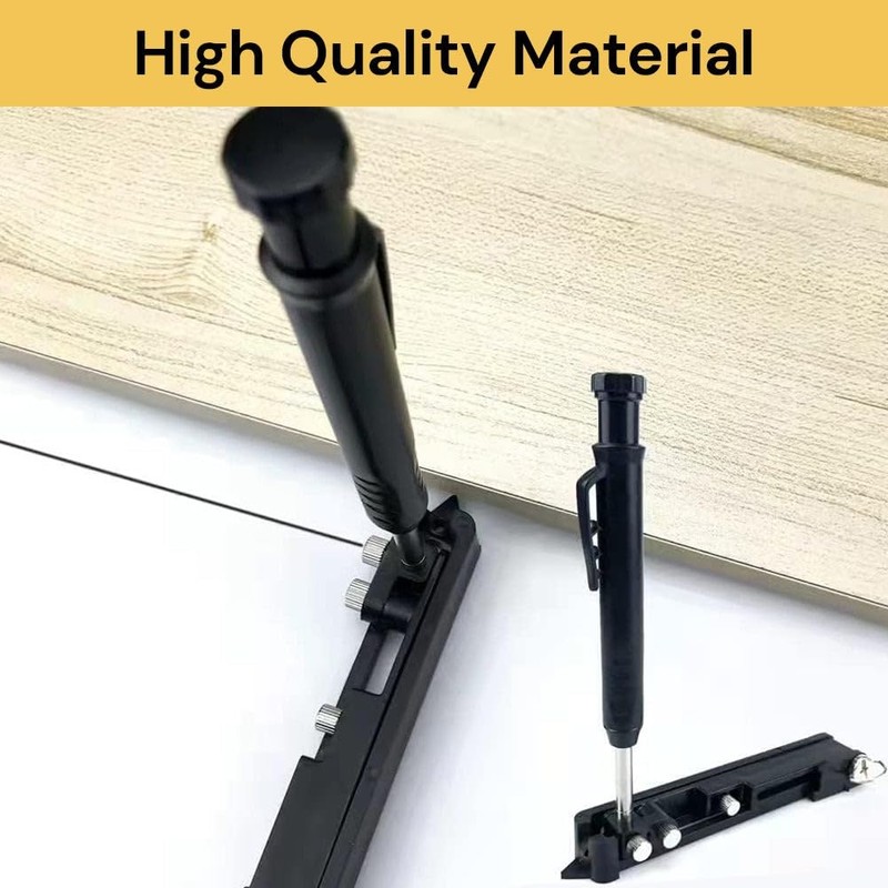 EZONEDEAL Multi-function Scribing Tool- Construction Pencil- Aluminum Alloy Scribe Tool