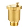 1 x Bleed Valve, Brass Automatic Bleed Valve, Male Thread,
