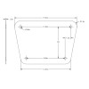 Halk Marine Outboard Transom Reinforcement Backing Plate - Full Pattern