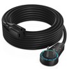 Maximm Cable 30 Feet 360° Rotating Flat Plug Extension Cord/Wire,