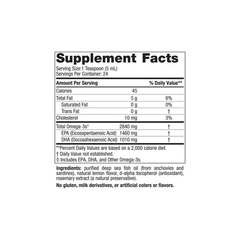 Ultimate Omega Líquido Limón 2840 Mg 119 Ml Nordic Naturals
