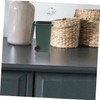 OSALADI 2pcs Mini Desktop Wastebasket Stylish Office Trash Can with