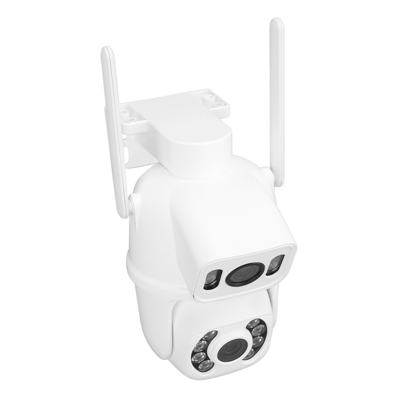 Dual Lens Security Camera Two Night Vision 3MP IP66 2304x2592