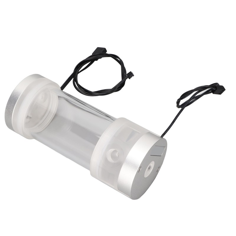 Water Cooling Tank 200ML Temperature Display RGB 160mm G1/4 Cylindrical