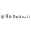 200Pcs Grub Screw Cone Point Hex Socket Stainless Steel for
