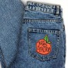 Unbranded Just Peachy Iron-On Patch Embroidered Fruit Applique for DIY