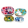 Moomin Lunch Box 4P Lunch Box / Color Pattern Northern