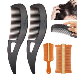4 PCS Dandruff Comb, Hollow Massage Brush Scalp Comb,Psoriasis Comb,Scalp Detox Comb-Effective in Removing Dandruff and Oil,Suitable for All Hair Types