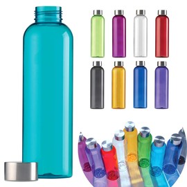 eBuyGB BPA Free Tritan Plastic Reusable Leakproof Eco-friendly Travel Sports Fitness Gym Water Bottle, 650ml, Clear