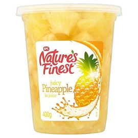 Nature's Finest Pineapple Chunks in Juice 400g - Pack of 2