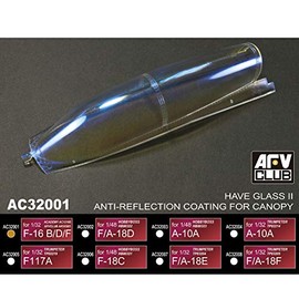AFV Club AFVAC32001 1:32 Canopy with Anti-Reflective Coating - F-16B/D/F Falcon (for use with The Academy kit) [Model KIT Accessory]