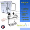 Gecko-Loc Extra Long Wide Adjustable Length over the showerhead hanging