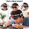 Head-Mounted Magnifier with LED Light – 1.5X, 3X, 8.5X &