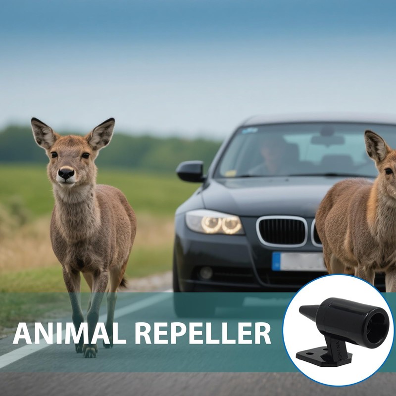 4 PCS Deer Whistles for Vehicles, Deer Warning Whistles Device