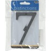 Distinctions 843247 4" Flush Mount House Number 7, Bronze