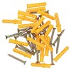 4 x 40mm Countersunk Screws and Wall Raw Plugs for