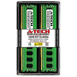 A-Tech 16GB Kit (2x8GB) Memory RAM for HP Z440 Workstation - DDR4 2133MHz PC4-17000 ECC Registered RDIMM 1Rx4 1.2V - Server