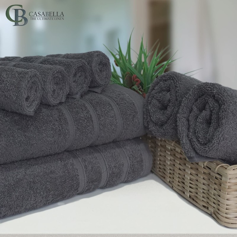 Casabella 100% Egyptian Cotton Towel Bale - 8 Pieces -
