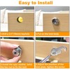 Tumbler Cylinder Cam Locks Keyed Cabinet Locks 2 Pack Keyed