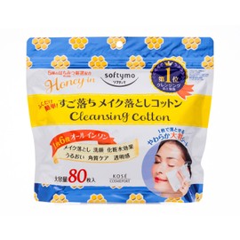 KOSE コーセー ソフティモ クレンジングコットン (ハニーマイルド) 80枚