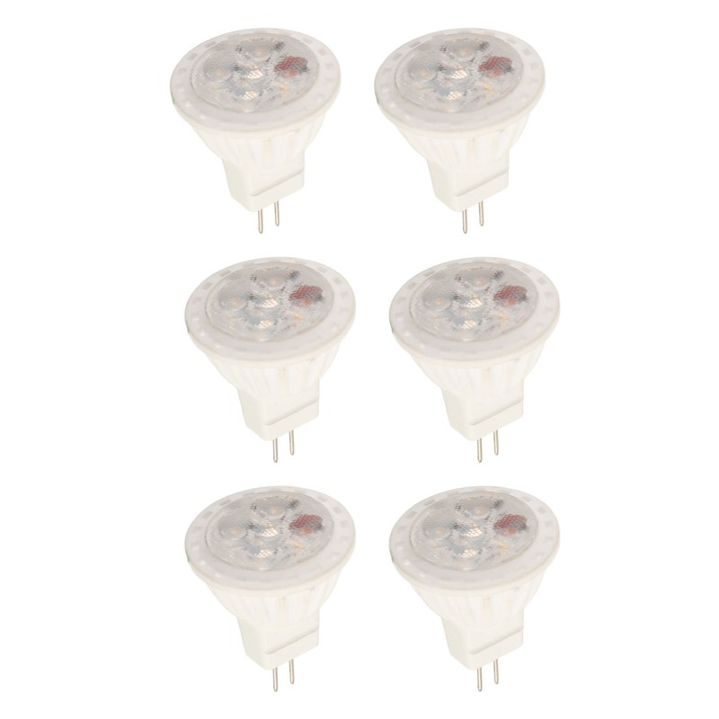 6Pcs MR11 LED Light Bulb 4W GU4 Dual Pin Bulb