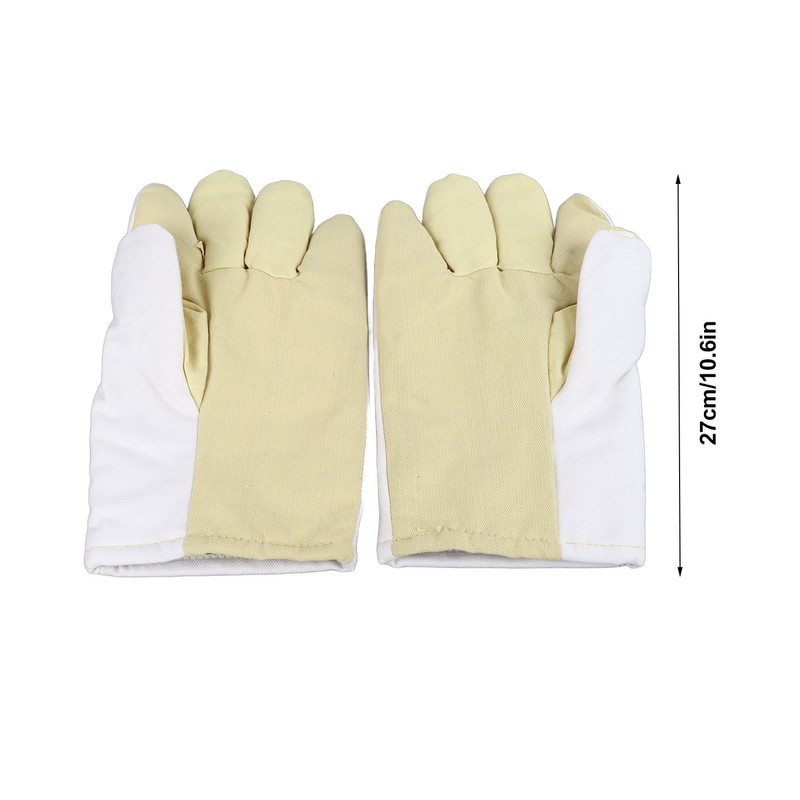 Heat Resistant Gloves 27cm Anti Scald Hard Wearing Thickened Heat