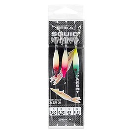 Seika Squid Squid Leader 75mm Colour A Transparent Squid for Squid Kalmar