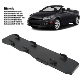 Cubierta de Filtro de Aire de Cabina 1K0 819 422B Reemplazo Resistente Al Calor ABS Negro para Rabbit R32