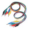 Sumnacon 5pcs Banana to Banana Plug Test Lead Set, 4mm