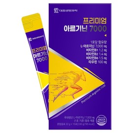Daewoong Life Science Premium Arginine 7000 15p, 330g, 1 piece / 대웅생명과학 프리미엄 아르기닌 7000 15p, 330g, 1개