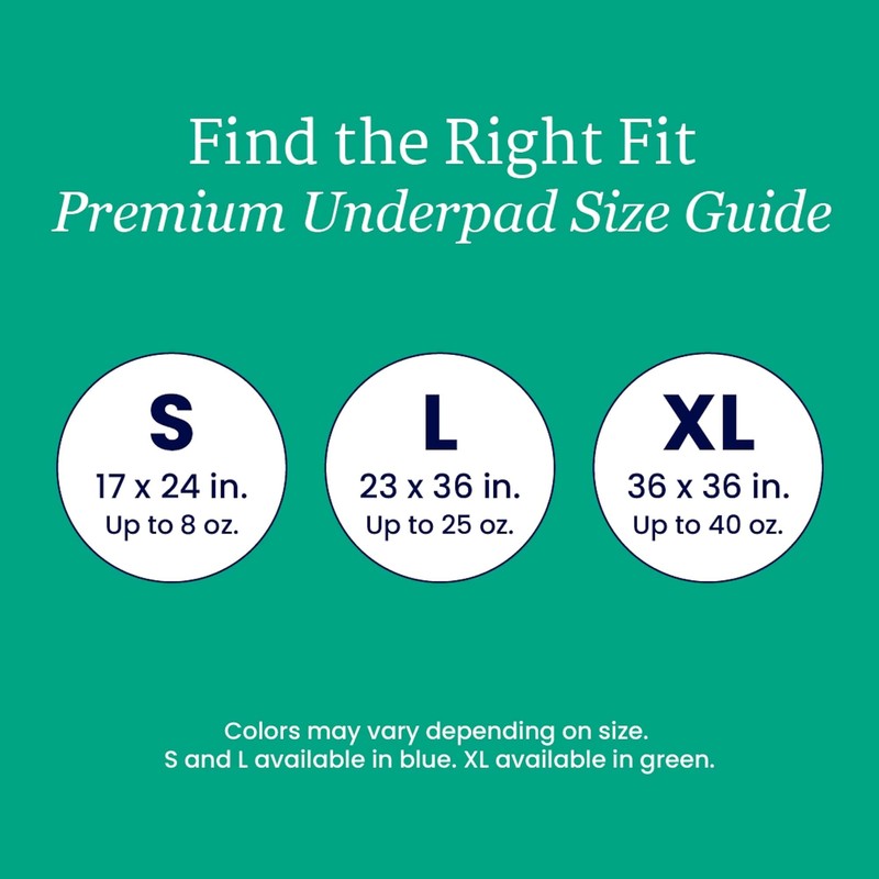 NorthShore Premium, 36 x 36, 45 oz., Peach Super-Absorbent Underpads