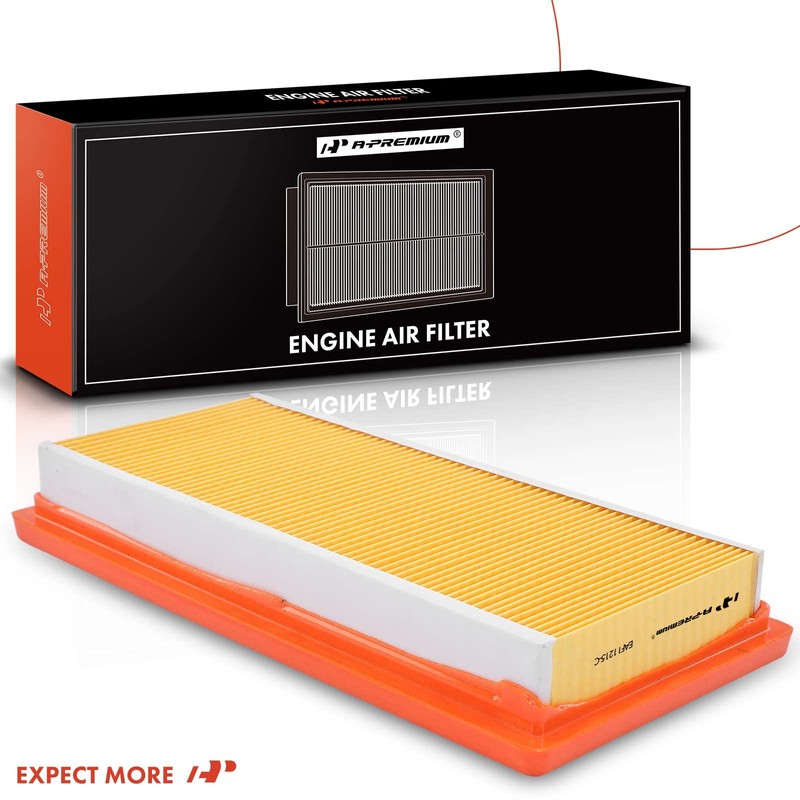 A-Premium Filtro de aire del motor 2-PC compatible con Nissan