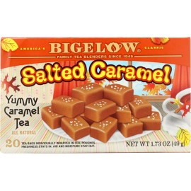 Bigelow Salted Caramel Tea 2 Packs 18 Teabags Each Total 36 Teabags