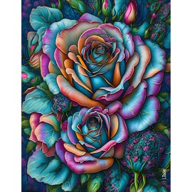 Ingooood Jigsaw Puzzle 1000 Pieces - Fantasy Series - ROSA DE FEBRERO - Entertainment Toys for Adult Special Graduation or Birthday Gift Home Decor