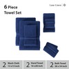 LANE LINEN Luxury Bath Towels Set - 6 Piece Set,