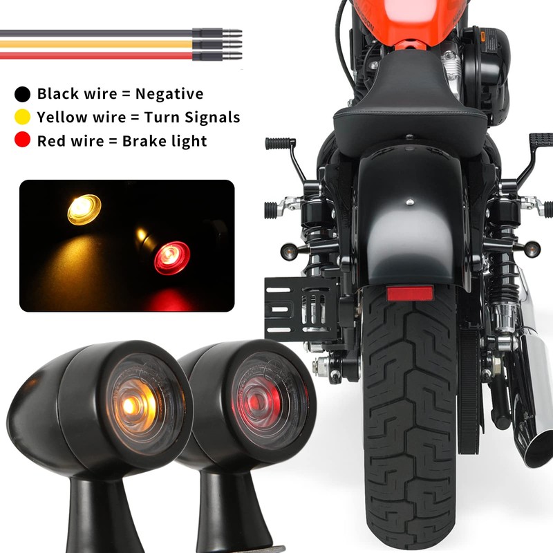 DREAMIZER Indicator Motorcycle E Approved Universal LED Indicator Mini 12