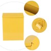 jojofuny Metal Suggestion Box Wall Mounted Ballot Box Secure Box