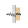 Fischer 542459 Dowel with Screw for Plasterboard GX, Grey, Set